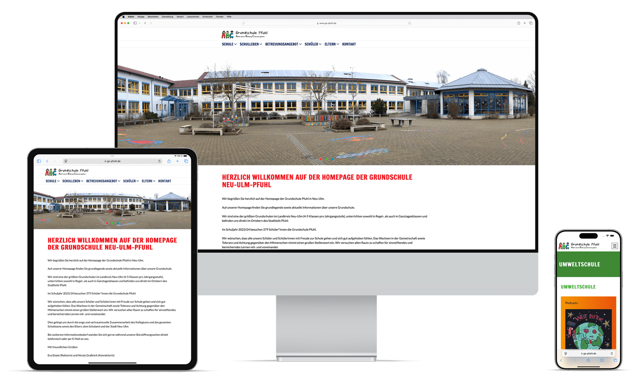 BSSTUDIO Homepage Programmierung Grundschule Neu-Ulm-Pfuhl